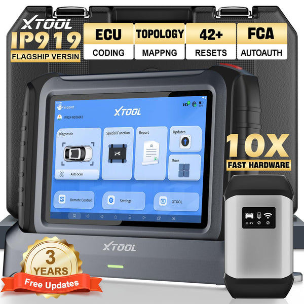 XTOOL IP919 Wireless Bidirectional Scan Tool